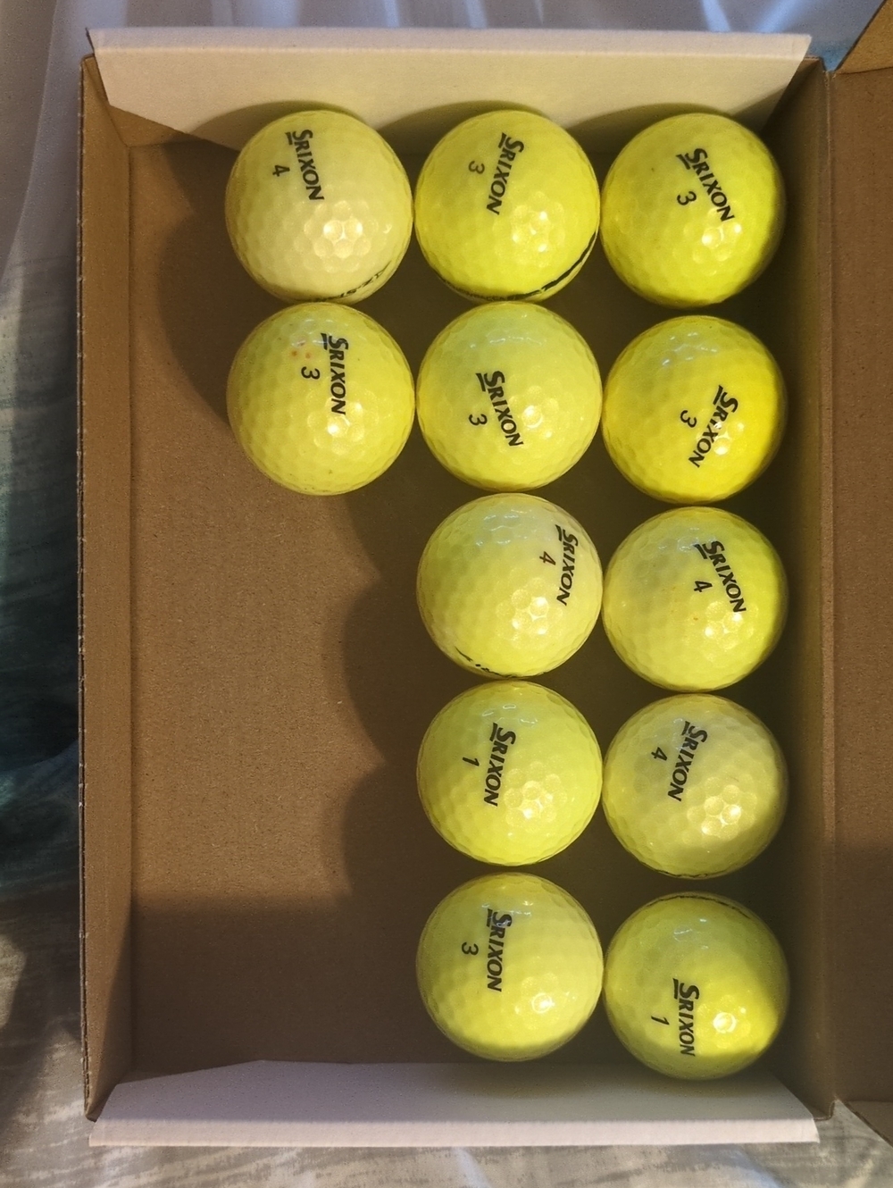 Srixon Z-Star (Reloaded(Yellow Golf Balls - One Dozen